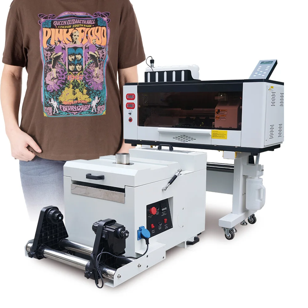 30cm A3 DTF Printer Dual Head XP600 Roll Roll T-Shirt Printing Machine Power Shaker Oven Warranty 1 year