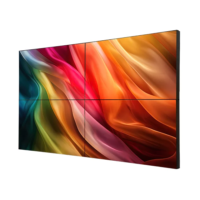 0.88 1.88 3.5mm Indoor video wall monitor advertising display narrow bezel 4K 2x2 panels mulit splicing screens Lcd Video Wall