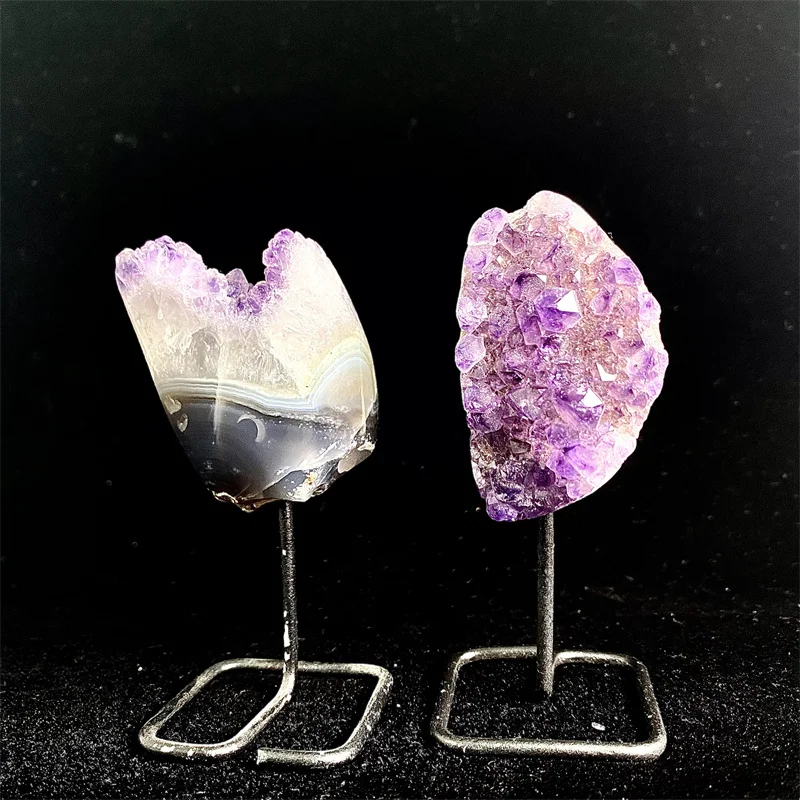 Natural Wholesale High Quality Popular Crystals Healing Stones Feng Shui Amethyst Cluster Ornaments For Gift