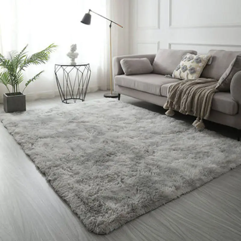 High quality Super Soft Plush Fur Area Rug For Living Room Bedroom Fluffy Faux Fur Rug Custom Luxury Carpet And Rug