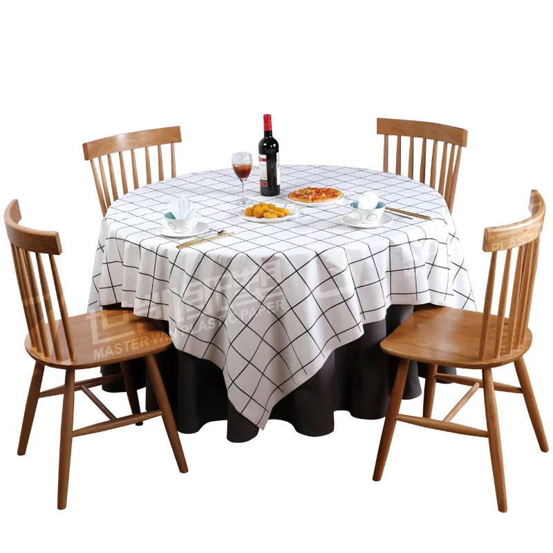 Shiny Beautiful Printed Tablecloth Table Cover For Wedding Party Banquet Cocktail Birthday Party Use