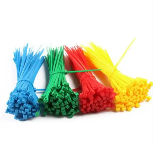 50PCS 92mmx5mm Nylon Cable Tie Wrap Cable Fixed Fasteners Clips Car Zip Strap Cable Ties