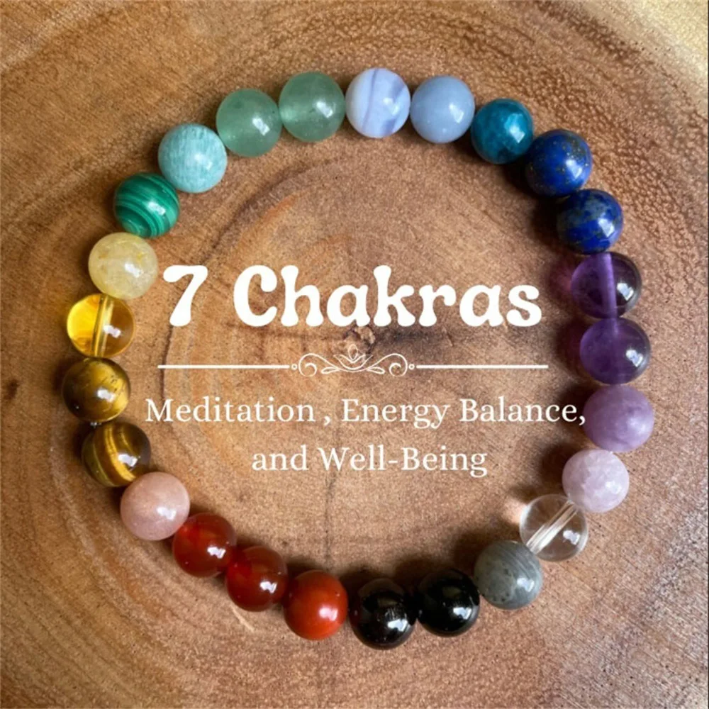 Natural Stone Beaded Bracelet for Women Lucky Attract Love Wealth Good Luck Colorful Bracelet