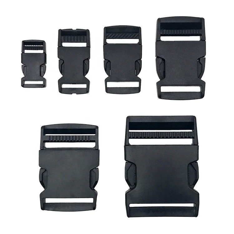 Wholesale Plastic Breakaway Safty Buckles Yiwu POM Side Release Plastic Buckles 50mm 1' Plastic Buckle For Bag Strap