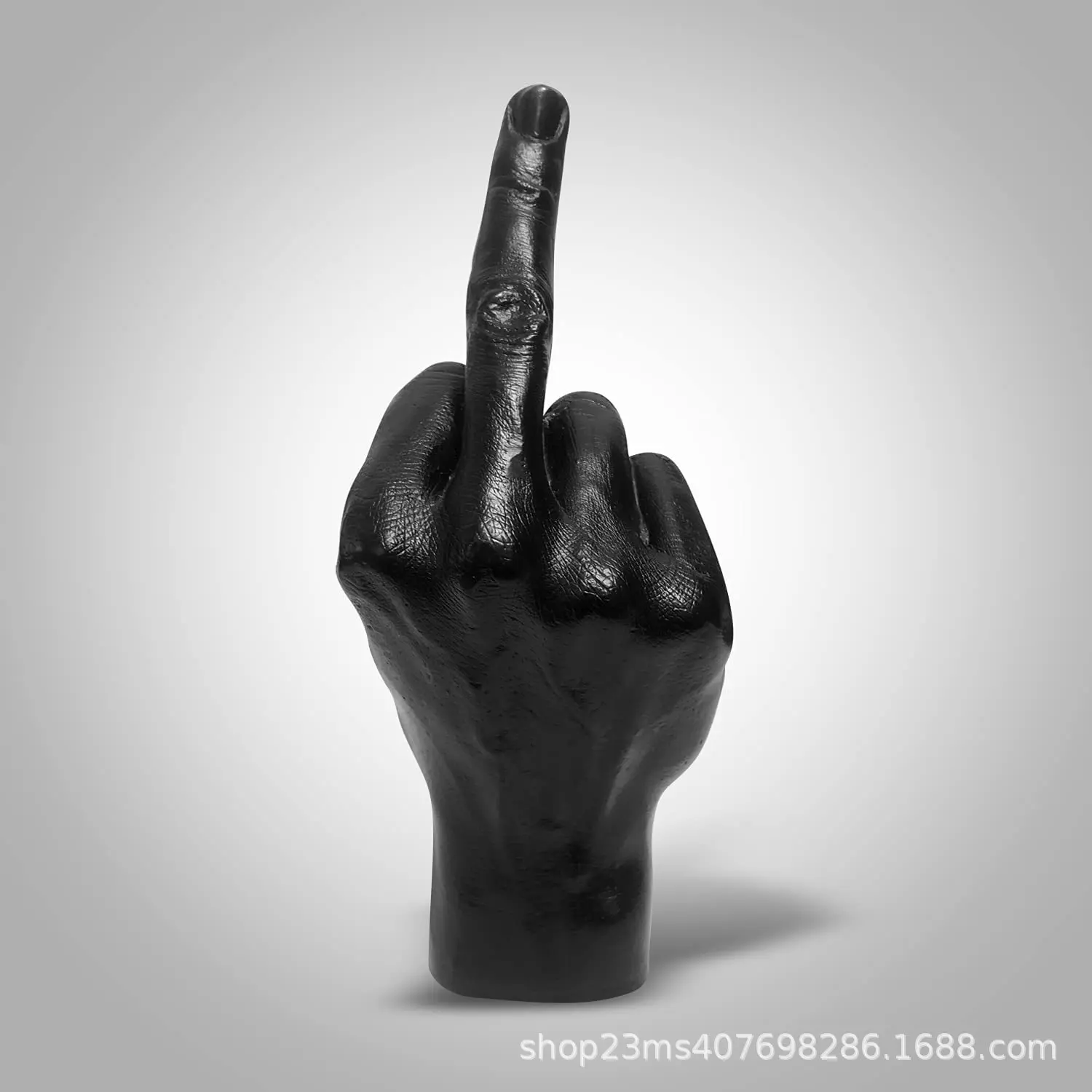 New Personalized Resin Gesture Vertical Middle Finger Statue Finger Sculpture Decoration Home Art Ornaments Decoration