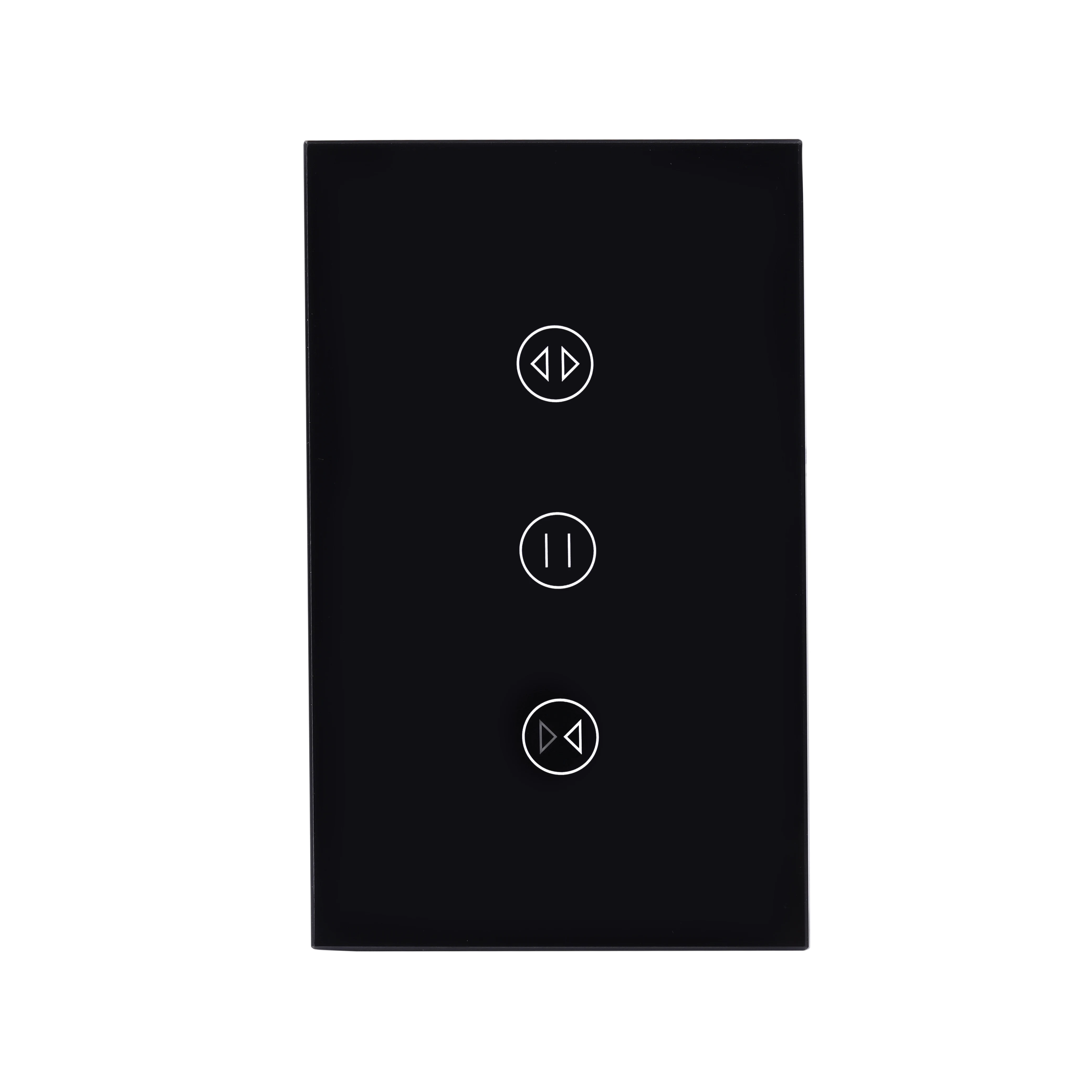 US Wifi Smart Touch Curtains Switch Wireless Wifi Switch Support Alexa Google Home Tuya Smart Life Black Color