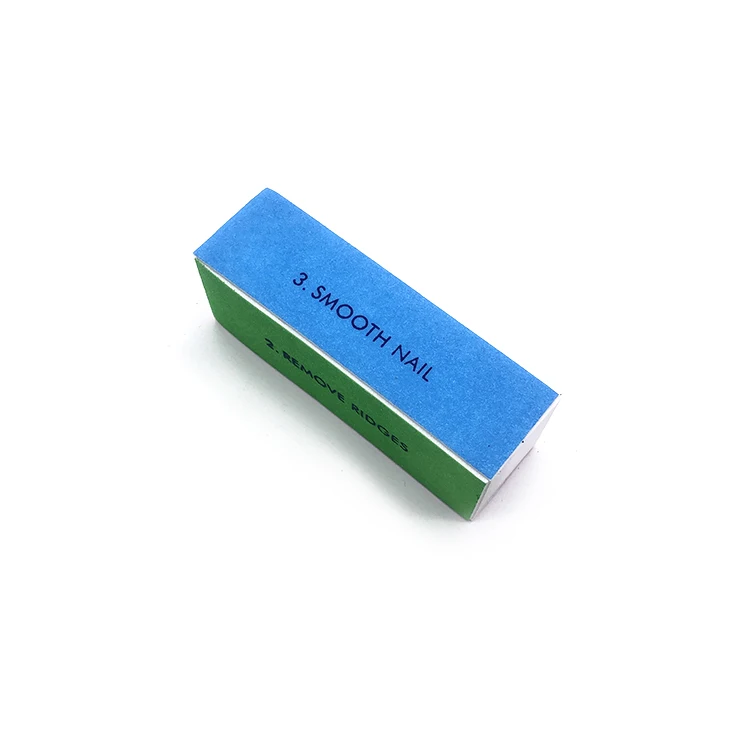  free sample 4 way colourful Prepackaged polish shine nail buffer Hand Care sanding polishing file