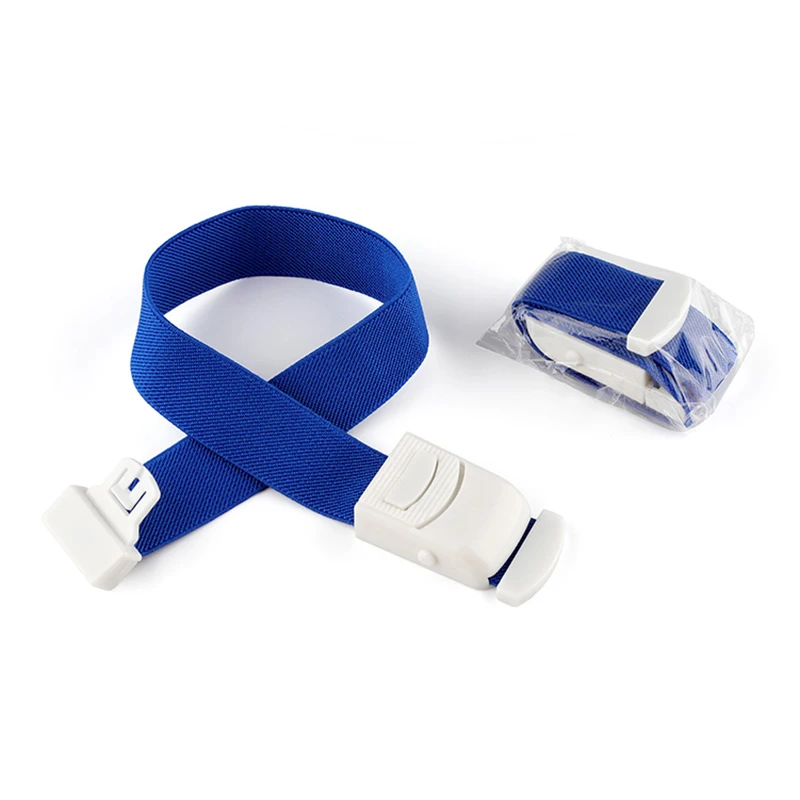 Factory Directly Quick Shipment Buckle Tourniquet Plastic Blue Tourniquet Elastic Belt CE Certificate Customized Logo Or Color