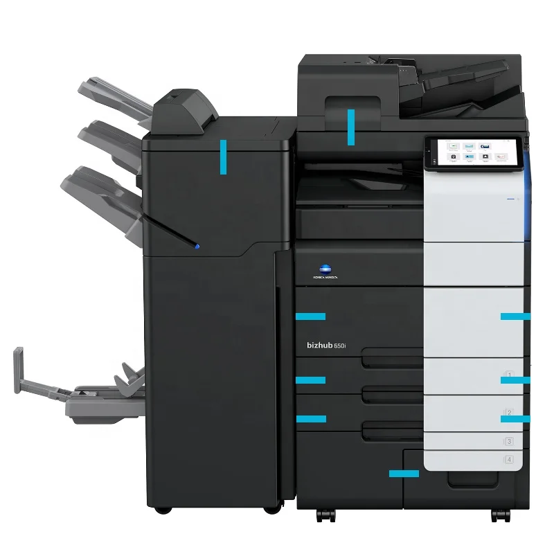 Konica Minolta bizhub 300i 360i 450i 550i 650i 750i 950i 95% Новый используемый лазерный принтер копир сканер Все-в-одном коммерческий офис