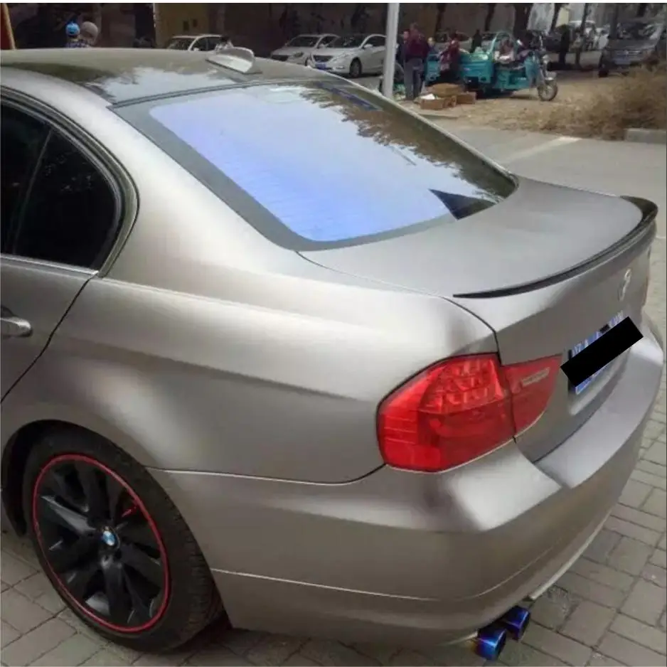 For BMW E90 M3 Style spoiler high quality ABS rear tail trunk wing spoiler for 3 series E90 2005-2011