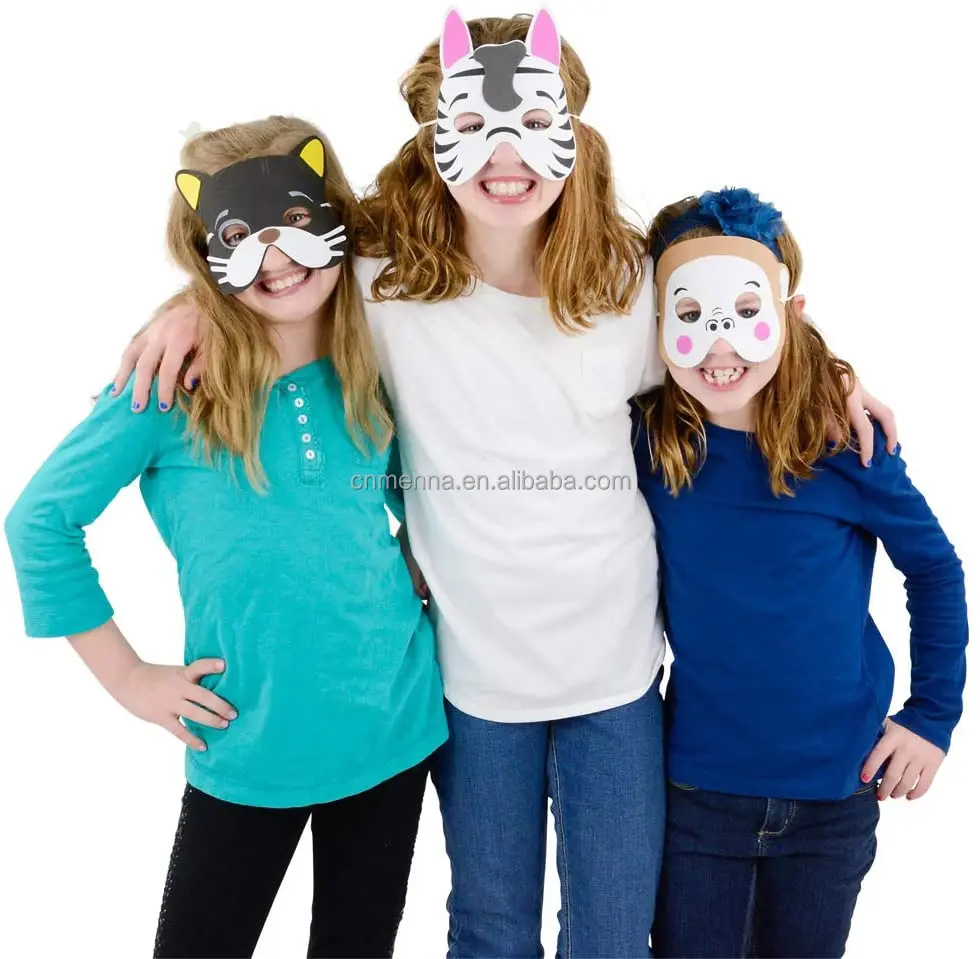 EVA Foam Material  High Quality Customizable Styles Size Halloween Face Masks