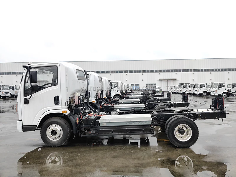 New Energy Pure Electric Truck Cargo 3/5Ton Green Electric Truck Chassis For Sale
