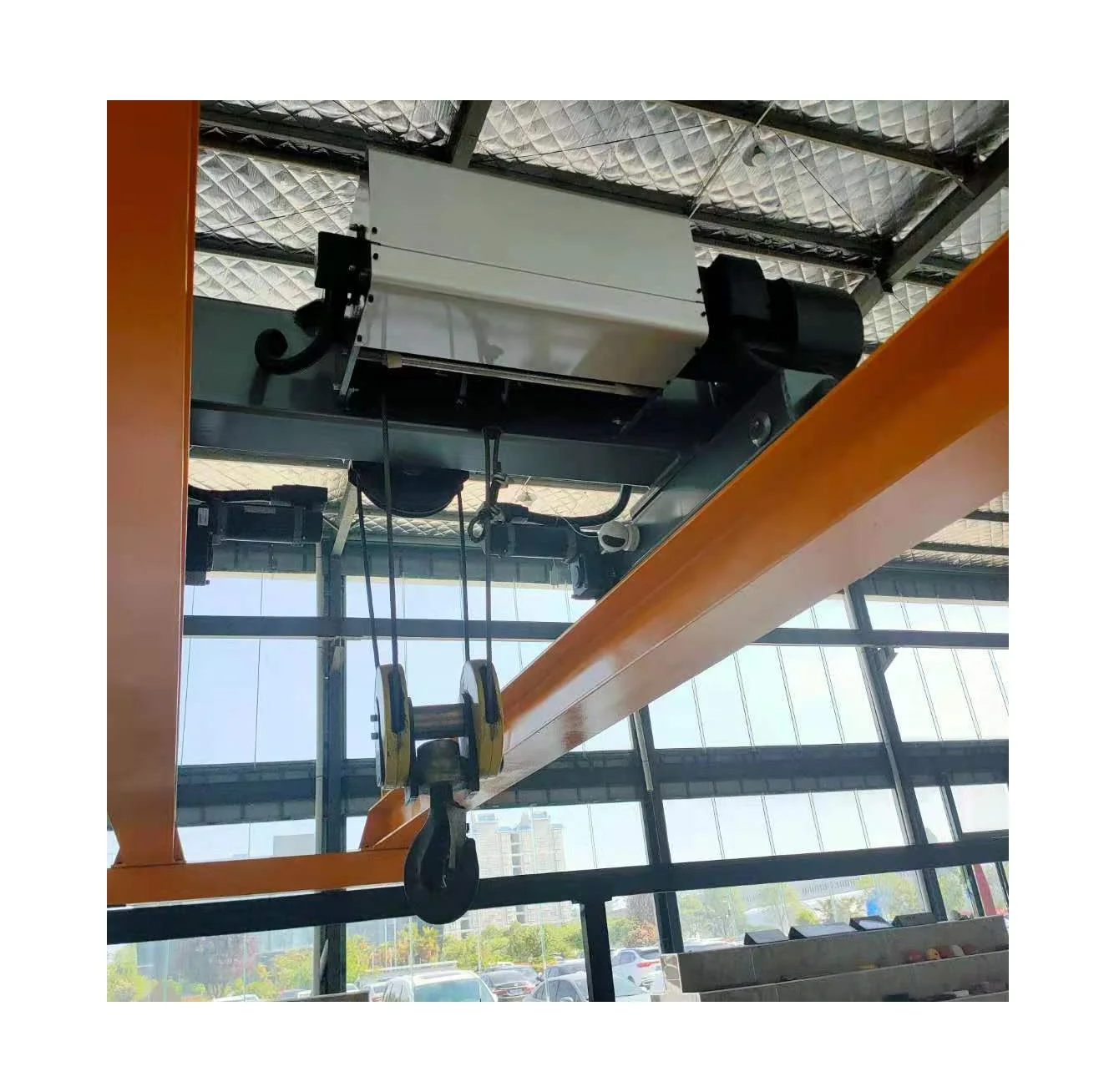 5~50 ton European hoist double beam bridge crane