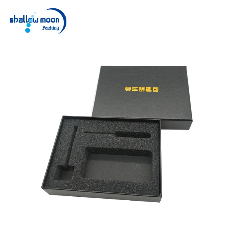 
Shanghai Factory Lipstick Chocolate Packing Gift Box with Black Sponge 