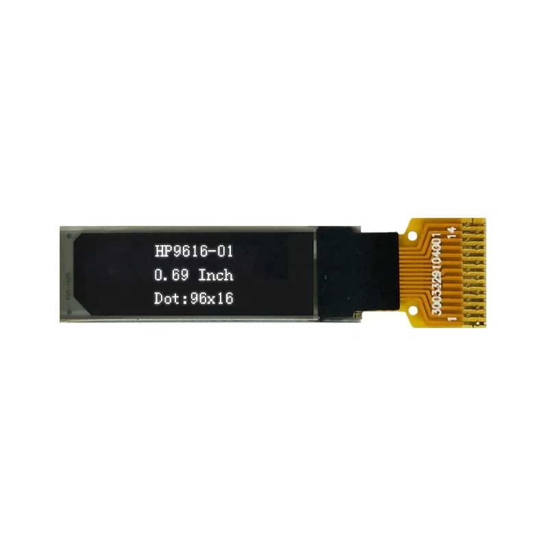 Монохромный ЖК-дисплей 0,69 дюйма OLED 96*16