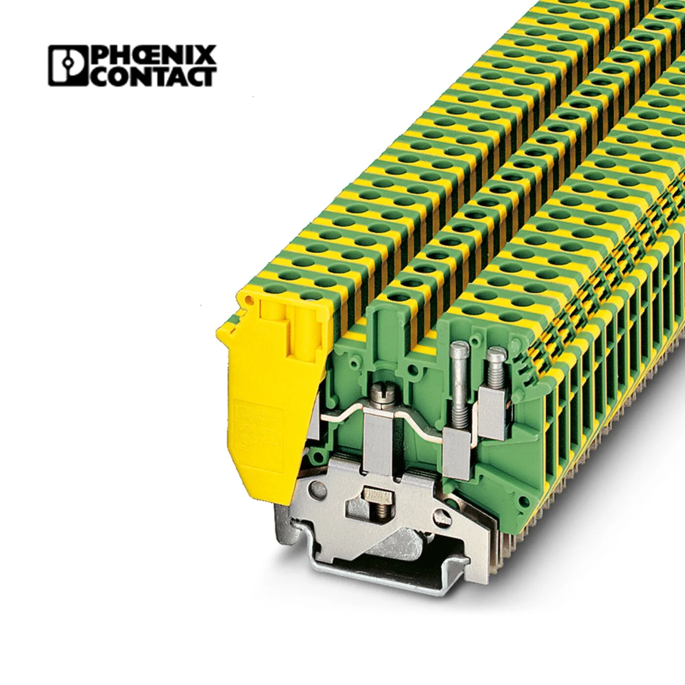2775184 Phoenix Contact UDK 4-PE Ground Modular Din Rail Terminal Blocks/Screw Terminal Block