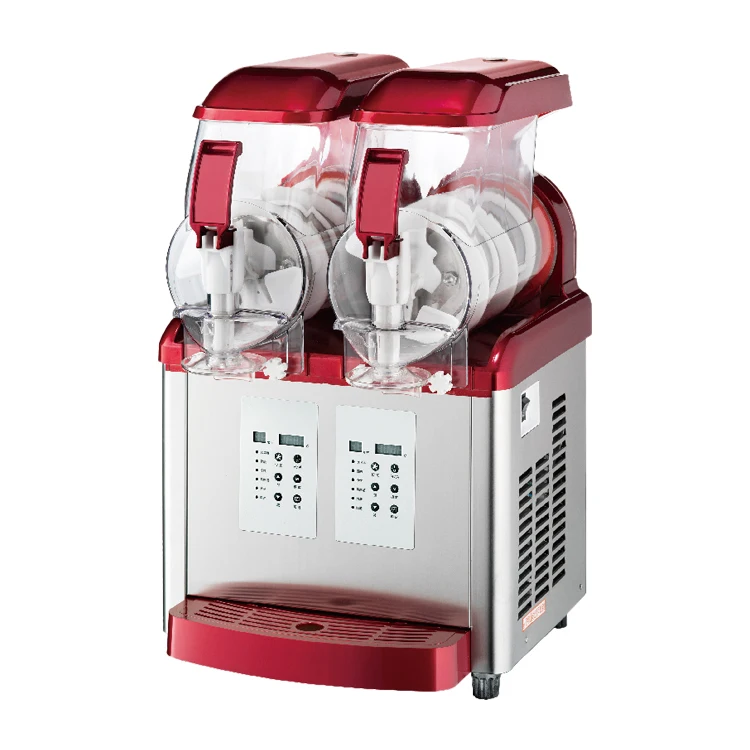 New Design 2 Flavors High Quality Frozen Cocktail Maker Slush Machine For Sale