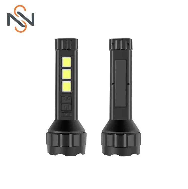 Super Bright Zoom Pocket Small Powerful Flashlight Torch Light LED EDC Mini Flashlight Rechargeable