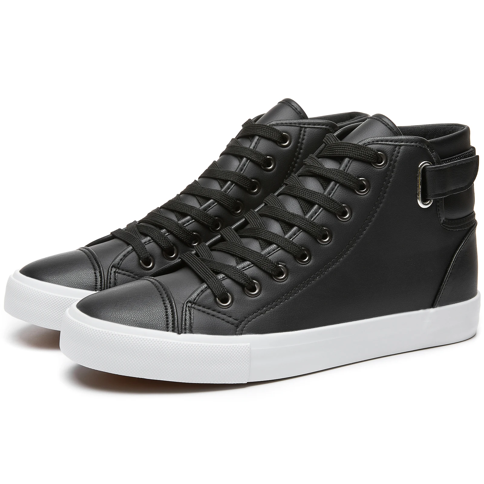 Factory wholesale custom fashion trend canvas pu casual patchwork shoes non-slip waterproof canvas shoes for outdoor walking