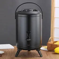 Custom ODM Stainless Steel Insulated Beverage Dispenser 10 Liter/2.64 Gallon with Spigot for tea and coffee