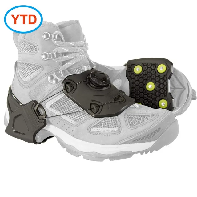 Comfortable Carbide  anti slip Spike Shoes Cover Antislip Ice Grip for winter and Running Winter Sports Accessories