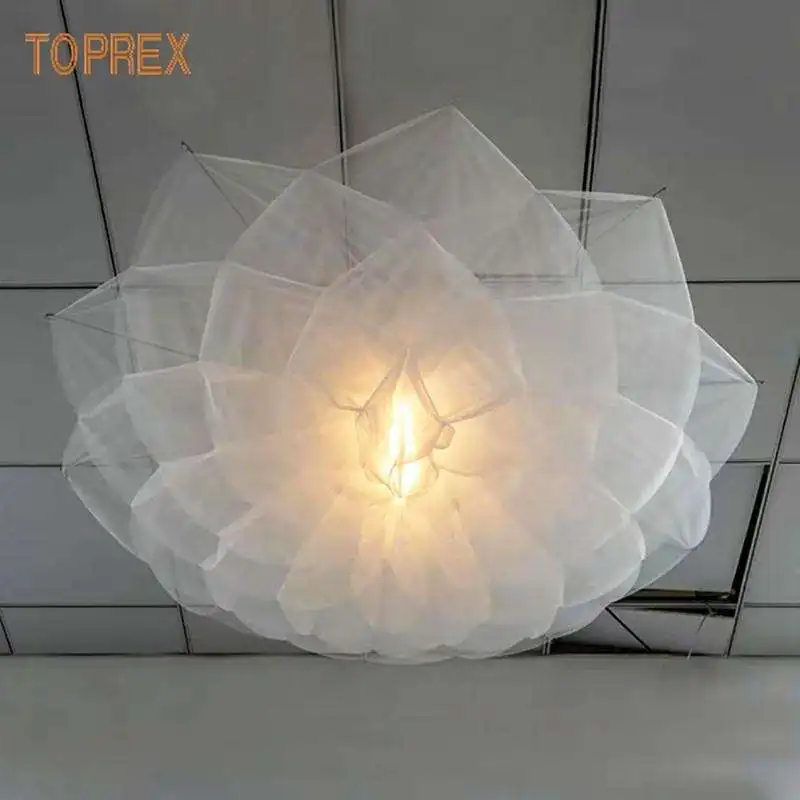 The Color Is Optional Led Kinetic Lifting Flower Open And Close With Lighting For Wedding Party Event Decoration