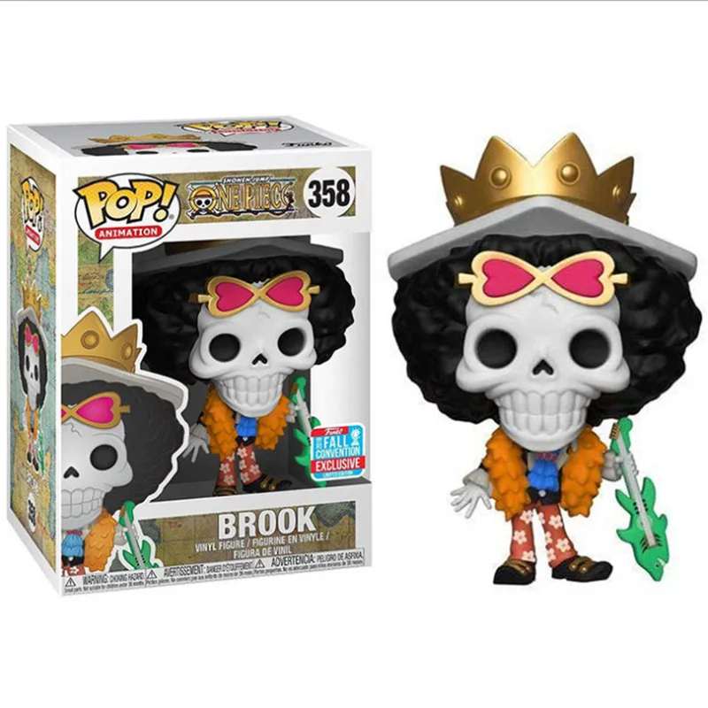 Funko Pop One-Piece 358 Brook Action Figure Model Toys