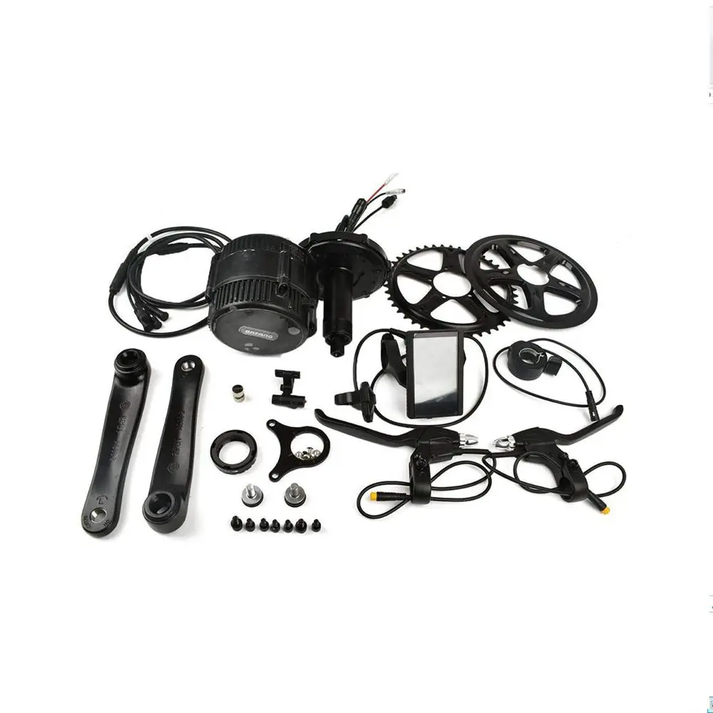 High Quality 8fun Bafang BBS02 48v 500w Mid Central Crank Motor Electric Bicycle Bike Conversion Kit 750w Tricycle 48v,48v 68mm
