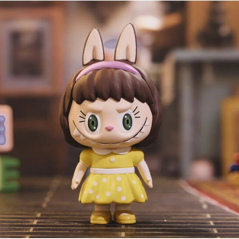 Hot Sale Pretty car ornaments LABUBU fairy toys mystery toy box POPMARTED PVC Plastic toys wholesale blind box