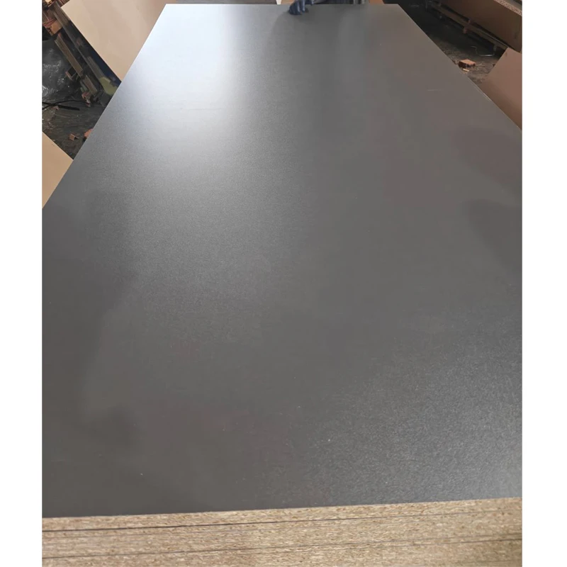 China factory XHwood quality melamine coated particleboard plate melamine particleboard plain particle board