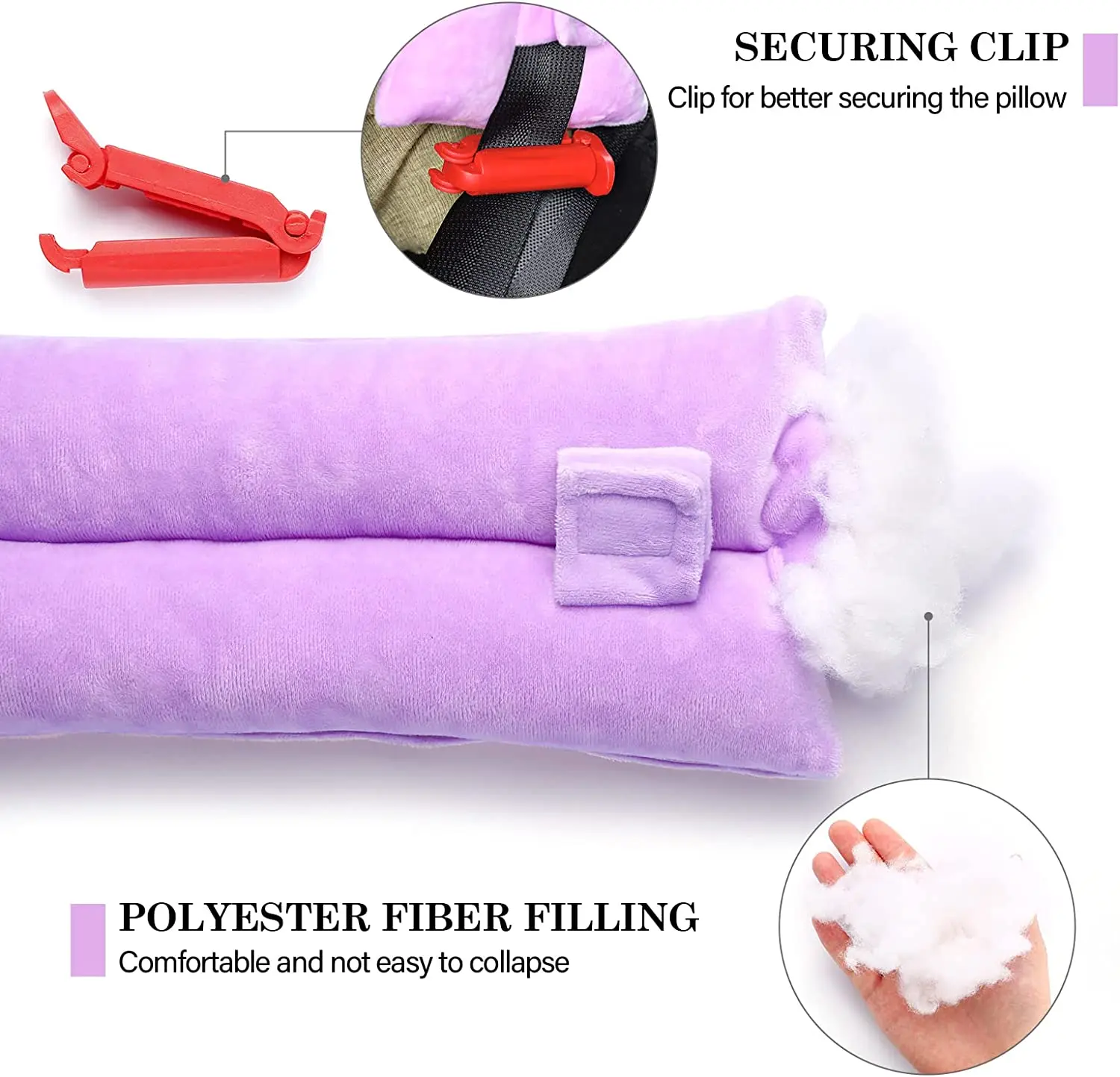 Mastectomy Seat Belt Pillow with Pocket,Post Surgery Seatbelt Pillows for Post-Surgery,Port Pillows for Chemo Patients