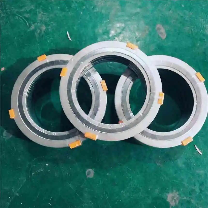 Cheap and high quality metal flat ring spiral wound gasket ss316l with graphite filler