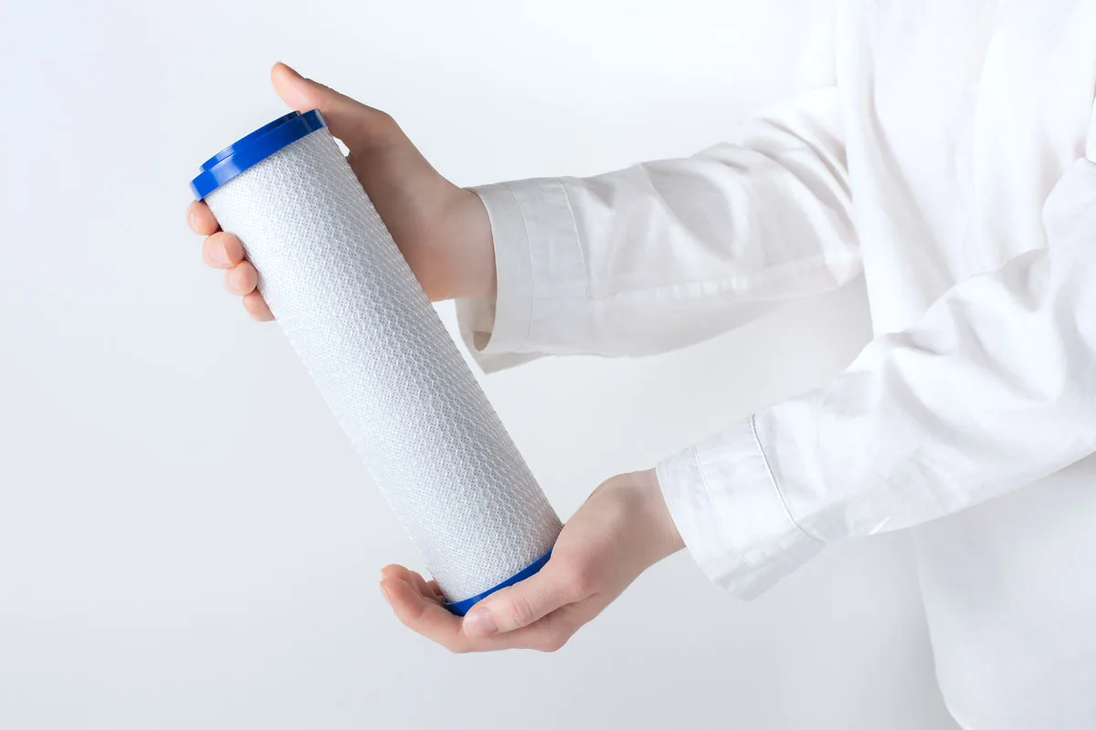 FACTORY CTO activated carbon ppf 5 micron blue water filter cartridge replacement