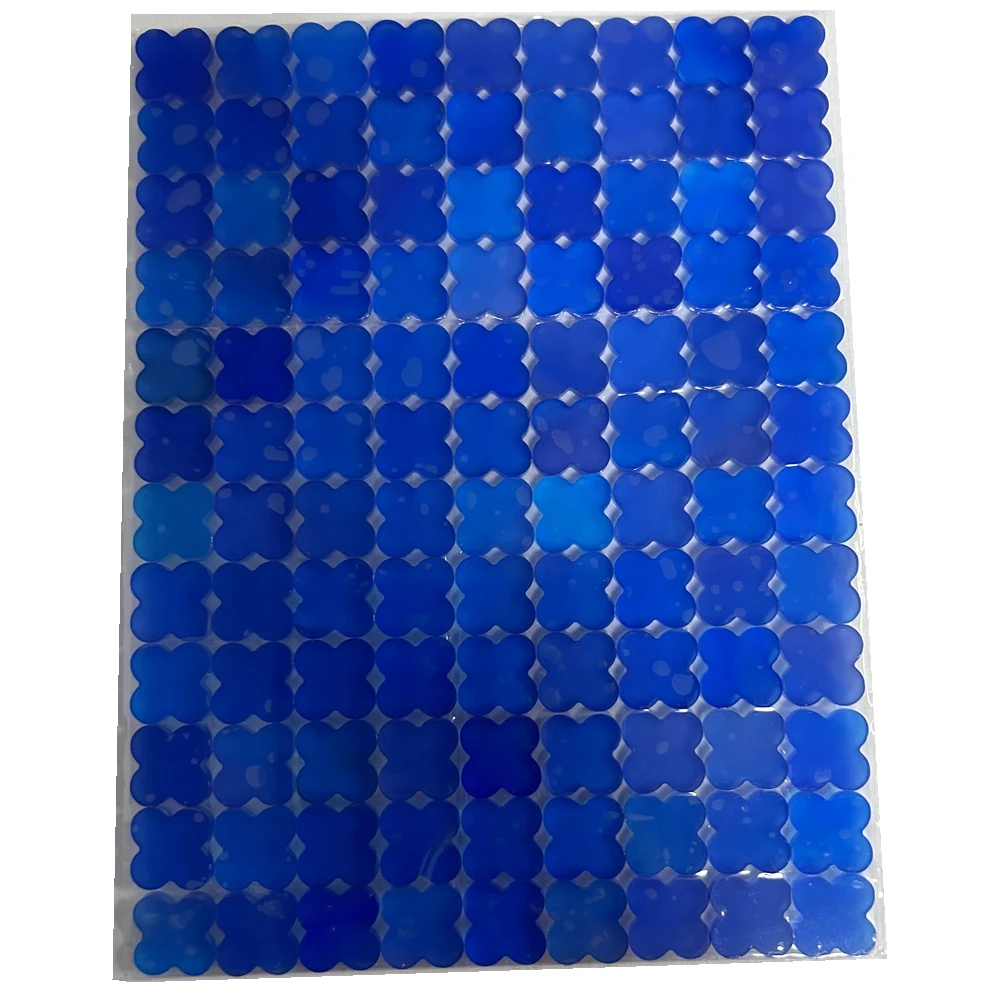 White Mother of pearl  13x12MM Loose Four Leaf Clover chalcedony Gemstones Natural Malachite