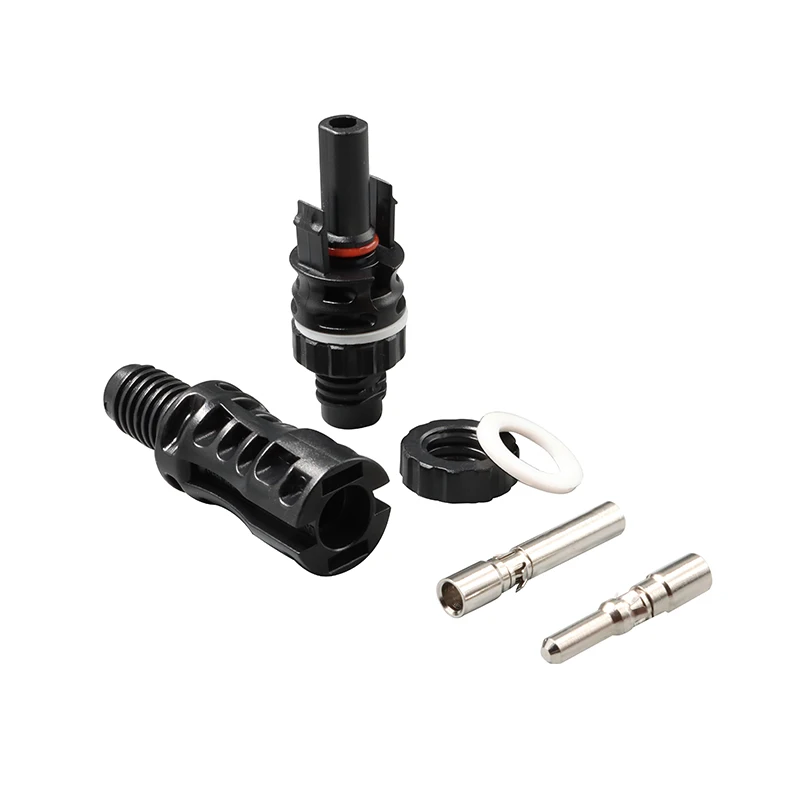 TUV Customized IP 68 Waterproof solar Connector male and female Ip68 PV  Connector 1500V Solar Panel Cable Connector