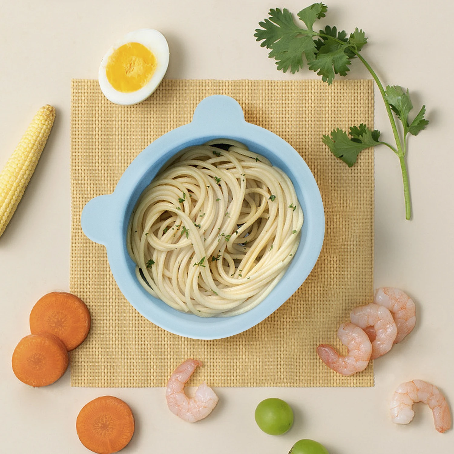 Food Grade Silicone Suction Baby Bowl & Spoon - Suction Bowls for Baby Led Weaning - BPA Free - Baby Feeding Set