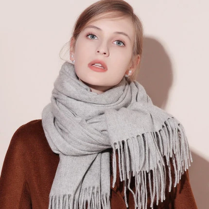 Wholesale Blanket Black Pashmina Scarves Custom Logo Women Winter Scarf White Cashmere Factory Fashion Scarfs For Acrylic