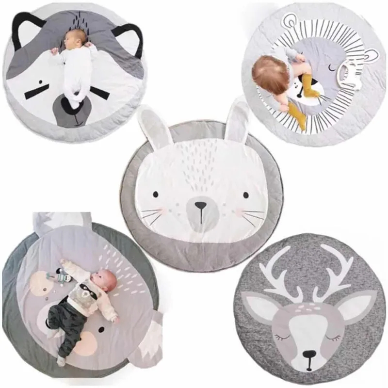 
Hot Sale Cotton Animal Playmat Kids Sleeping Mat Soft Play Mat For Baby 