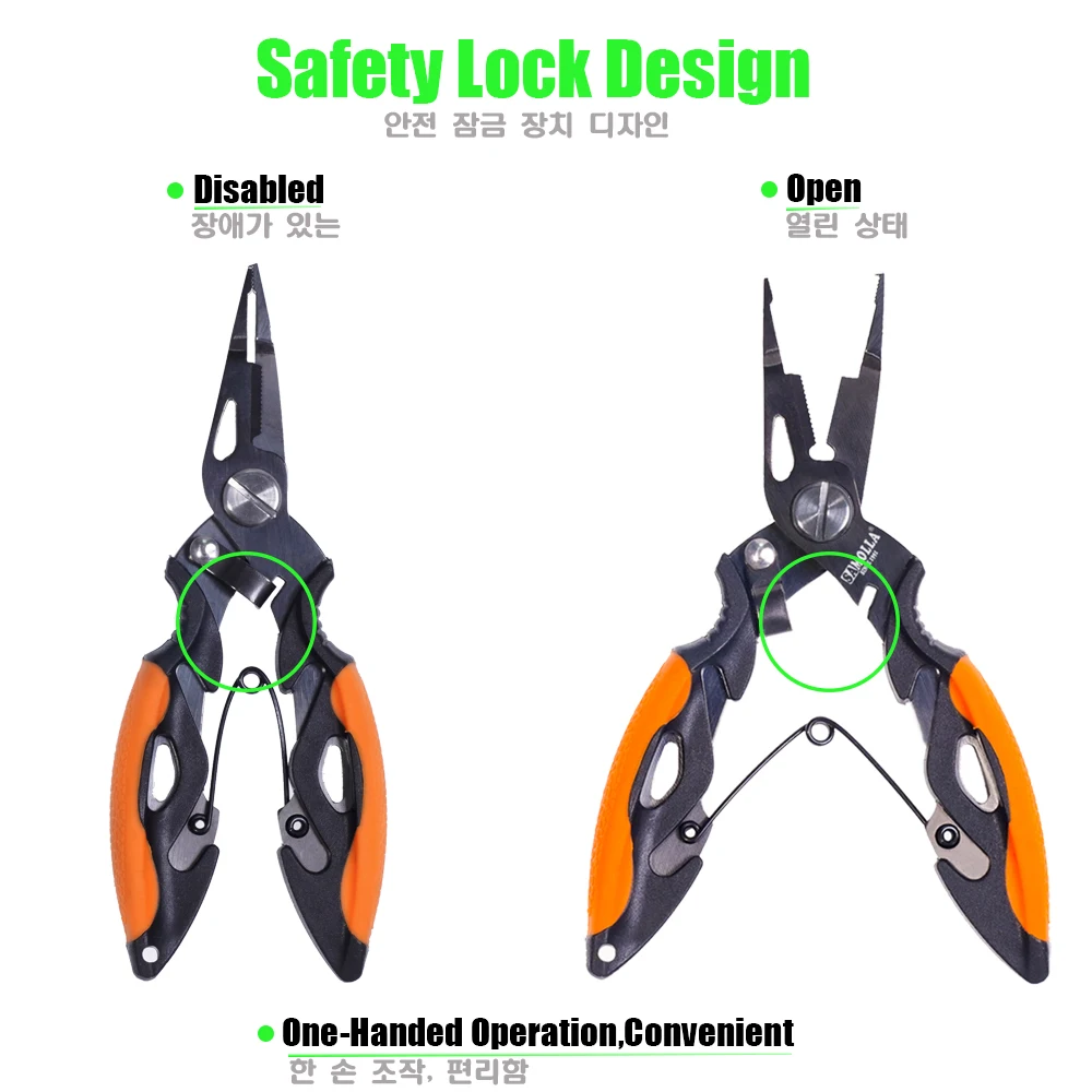 Outdoor Fishing Tools Stainless Steel Scissors Line Cutter Hooks Remover Fishing Pliers
