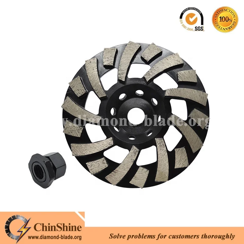7 inch 9 short 9 long super turbo diamond grinding cup wheel for concrete