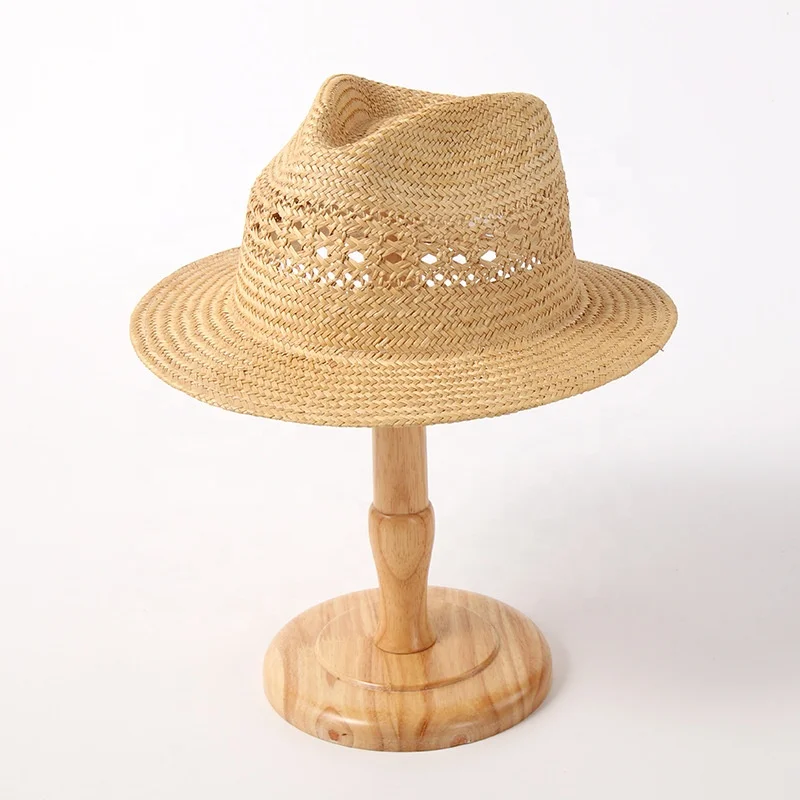 Premium Luxury Superior Quality Thin Straw Open Weave Sombrero Wide Brim Beach Panama Hat