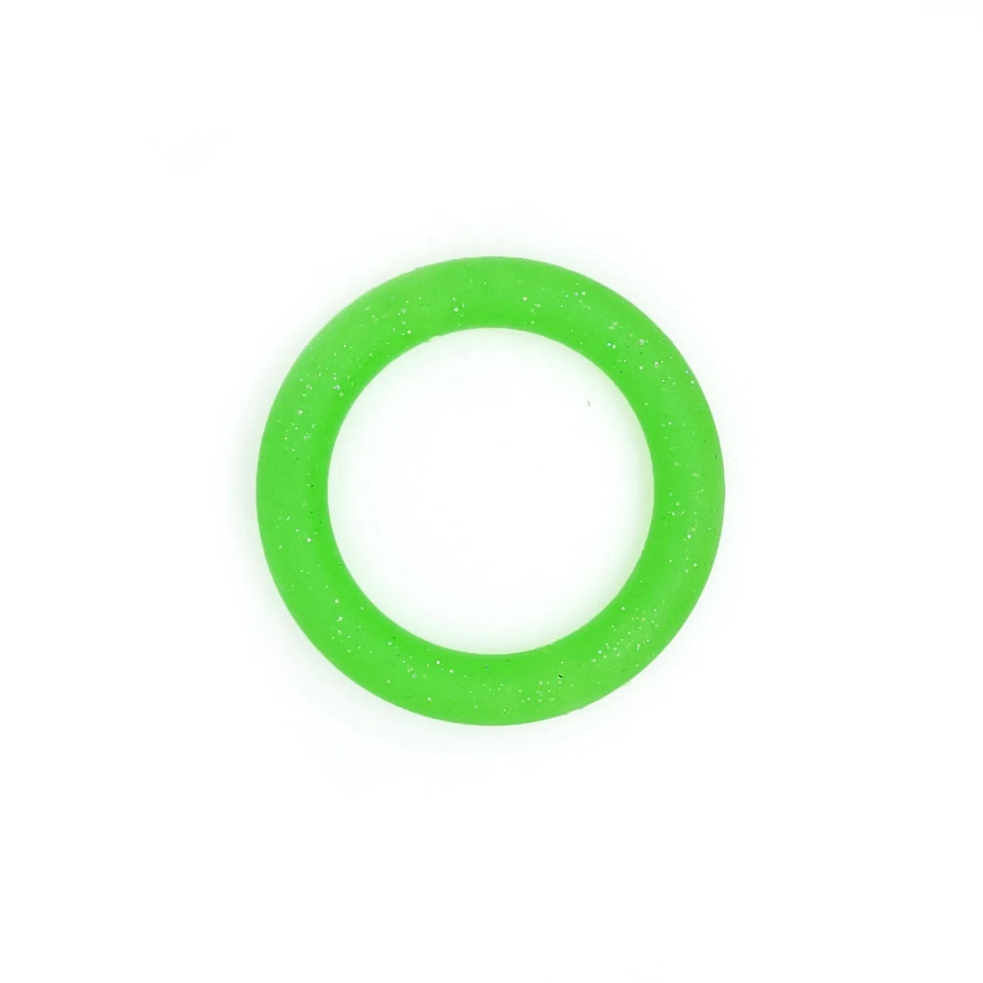 65mm Glitter Silicone Ring Loop With 2 Hole 65mm Silicone Circle O Rings For Diy Jewelry Necklace Making