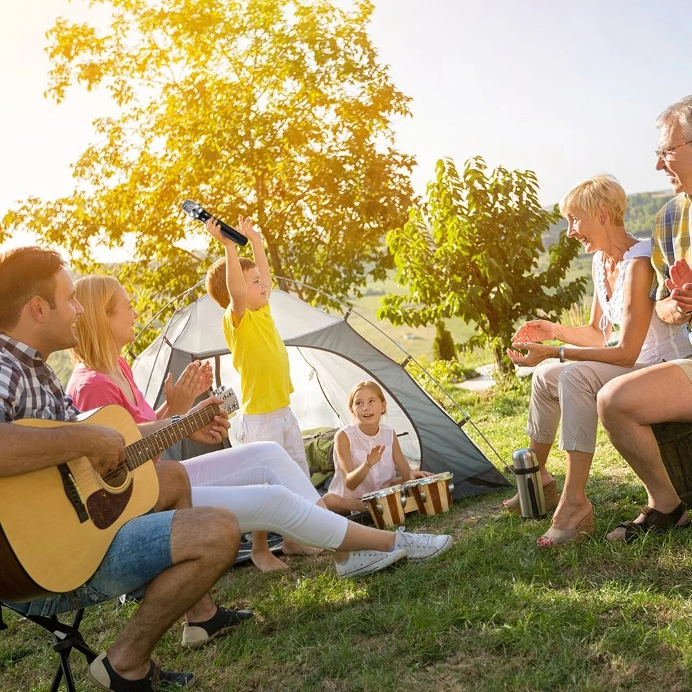 
Professional Portable amplifier with UHF Voice Recording Handheld Microphone Wireless Microphone 