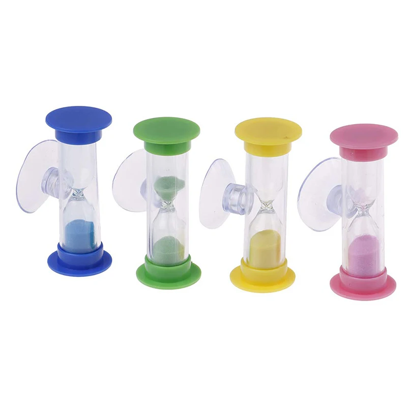 Factory Direct 1 2 3 minute suction sand timer hourglass for kids