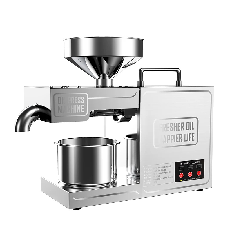 Small Mini Home Flaxseed Oil Press Machine Olive Stainless Steel Oil Press Machine For Home Use