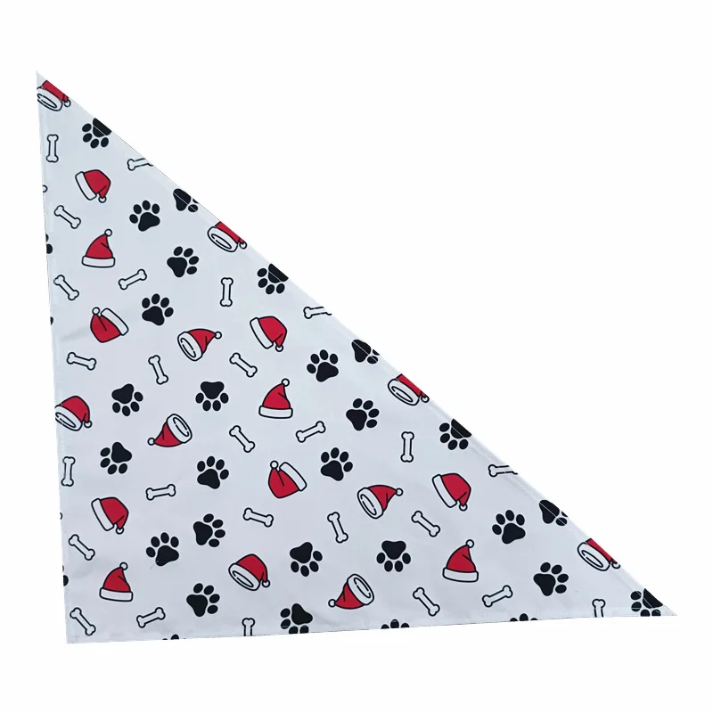 Thanksgiving Dog drool Scarf scarf Christmas Pet triangle scarf Halloween cat and dog bib