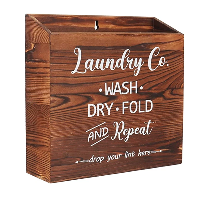 Magnetic Lint Bin for Laundry Room Organization and Storage Bin for Washer and Dryer Supplies