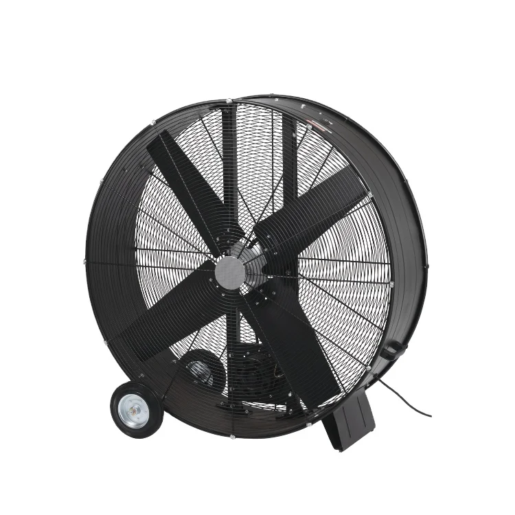 220v Commercial Factory Fan High Quality 1050mm 1200mm 4 Blade Direct Drive Industrial Drum Fan