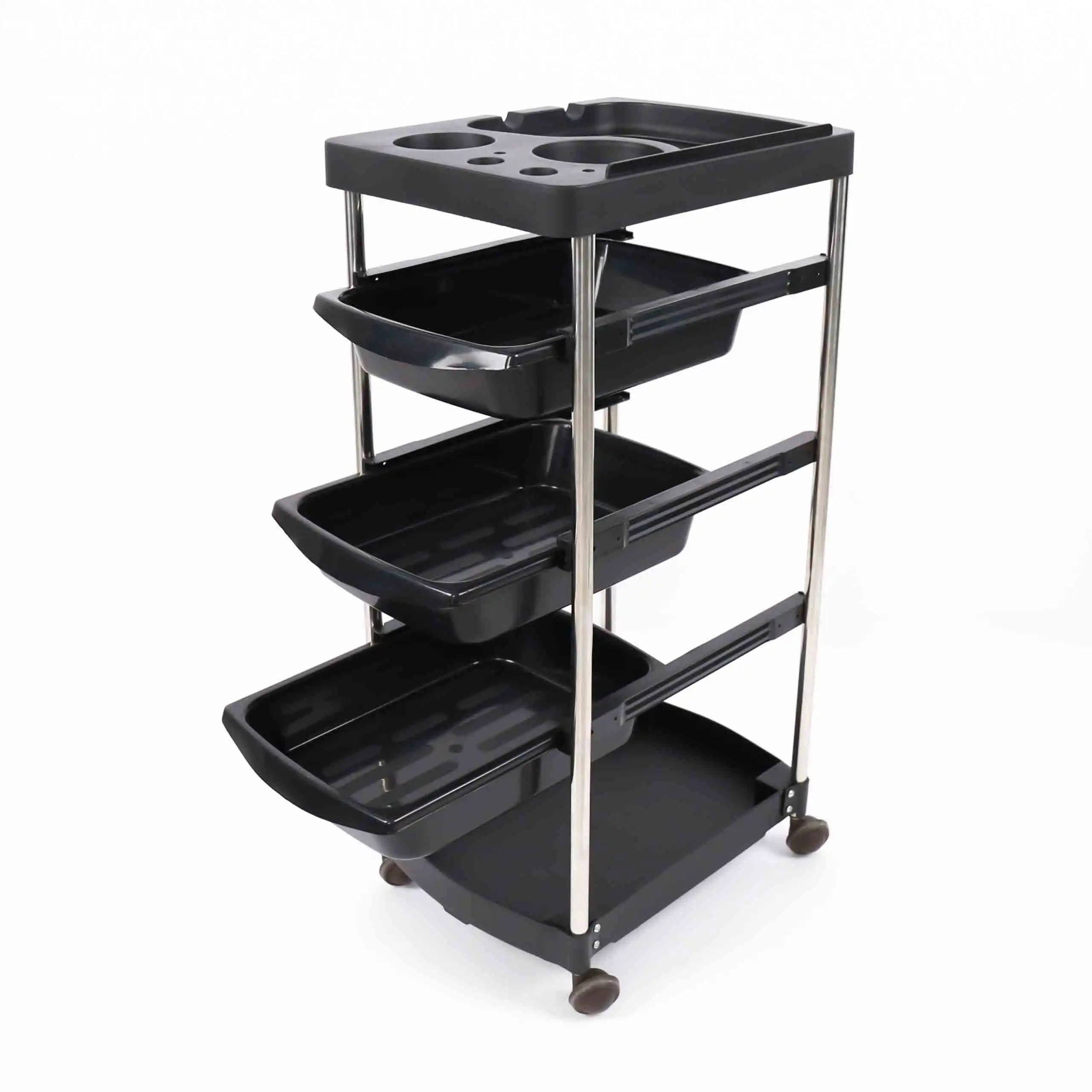 X07 new design 4 drawers hairdresser facial on line and shop selling barber cart  beauty salon trolley