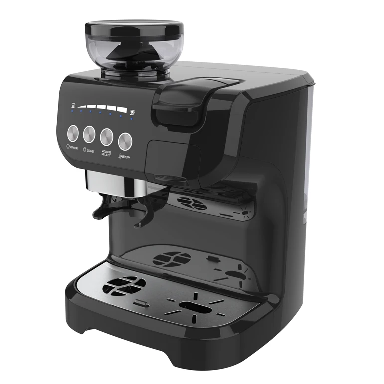 China Built In 3 In 1 Capsule Coffee Maker DG Nescoffee Office Coffee Machine With Milk